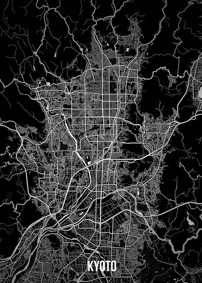Kyoto dark map