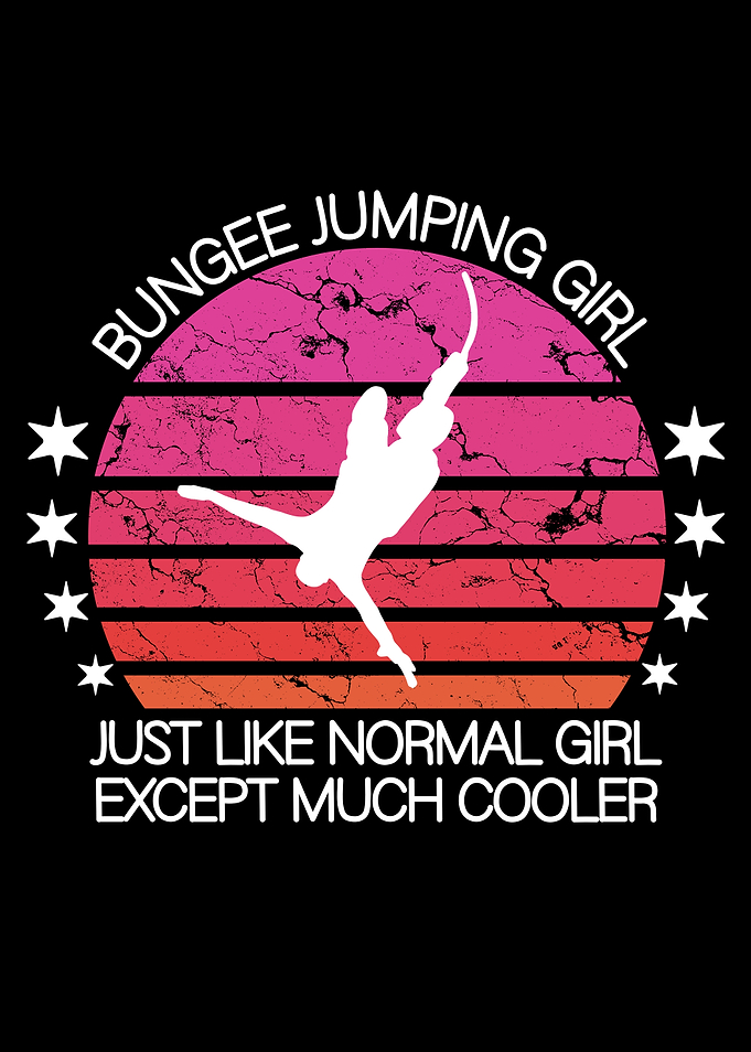 bungee jumping girl