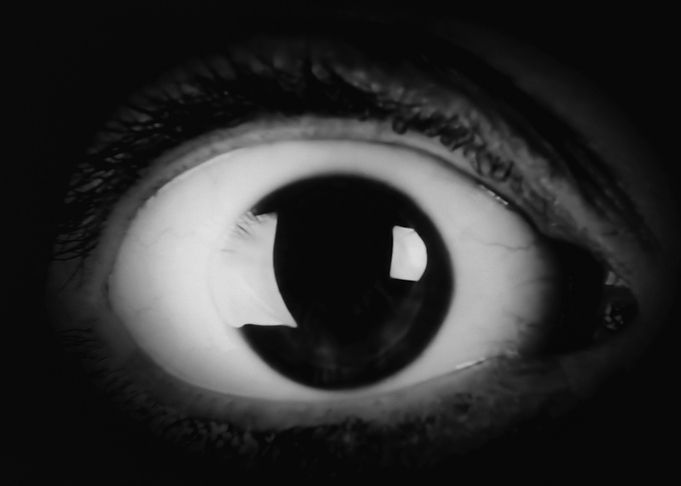 Eye noir macro nervous big