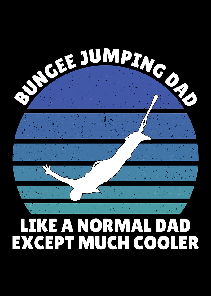 Bungee jumping dad