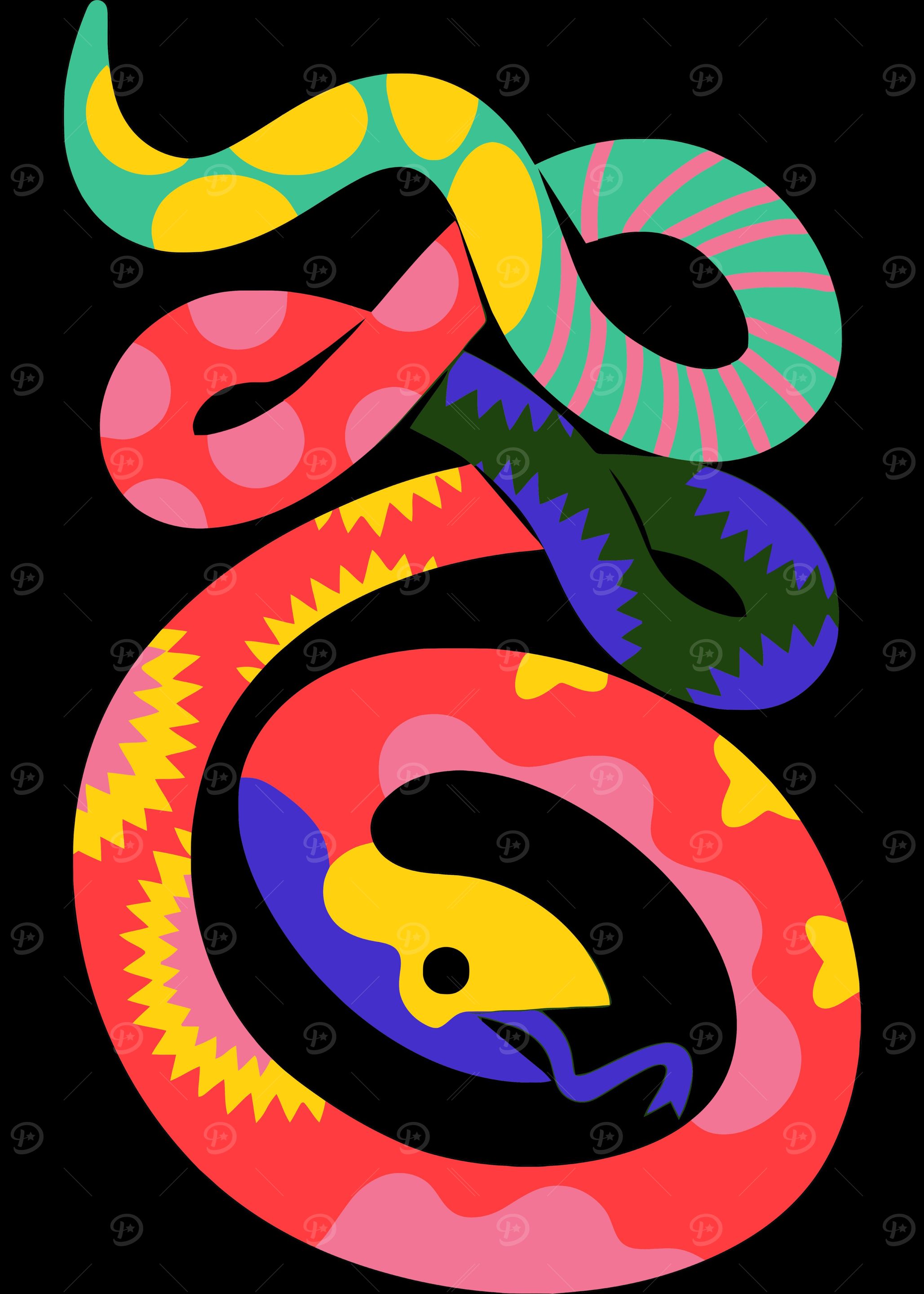 Geometric snake