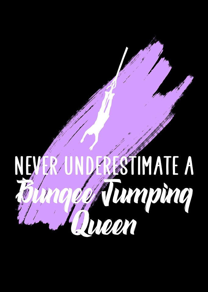 a bungee jumping queen
