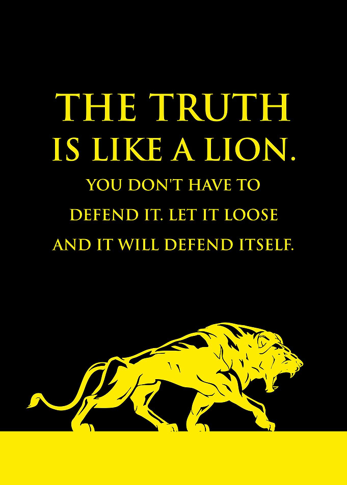 Augustine Truth Lion