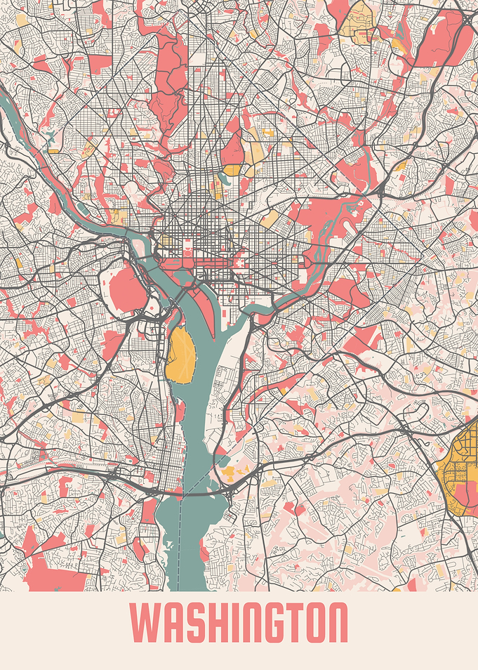 Washington Chalk Map