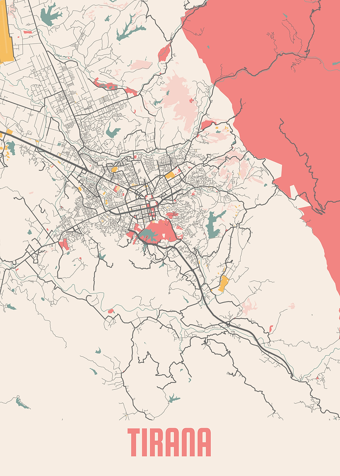 Tirana Chalk Map
