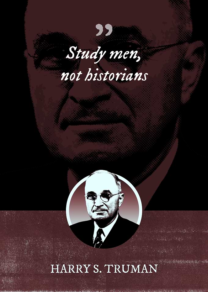 Study men not historians
