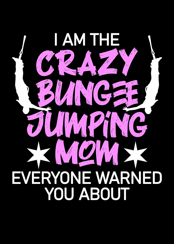 crazy bungee jumping mom