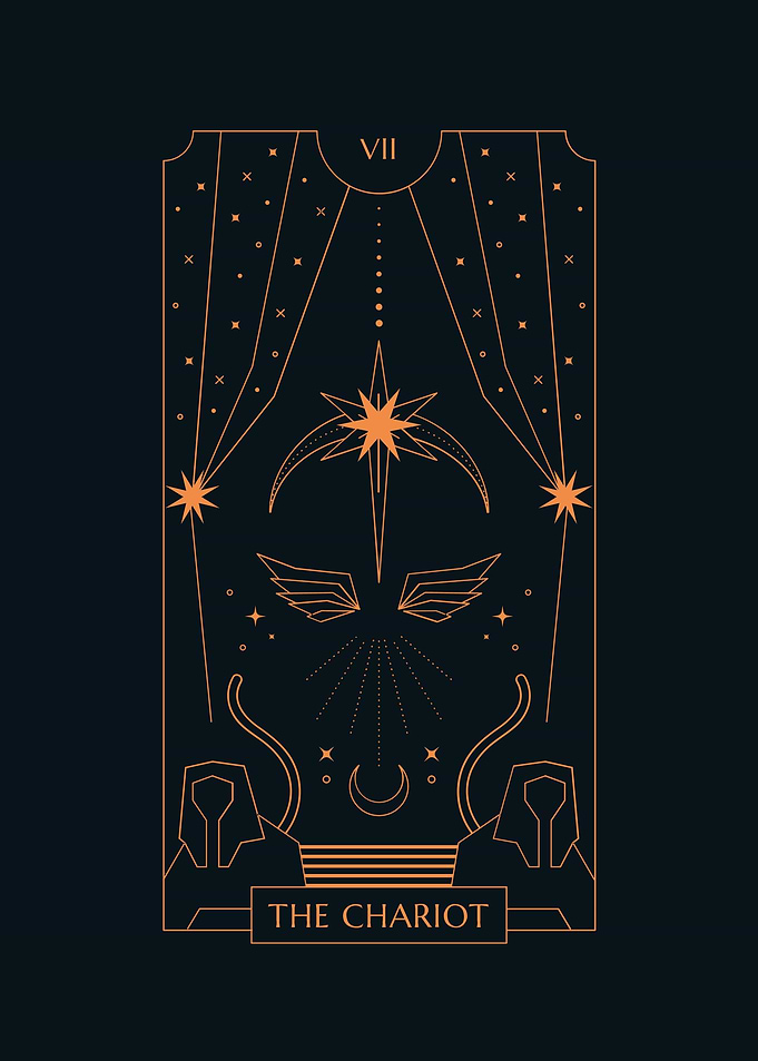 Black Tarot THE CHARIOT