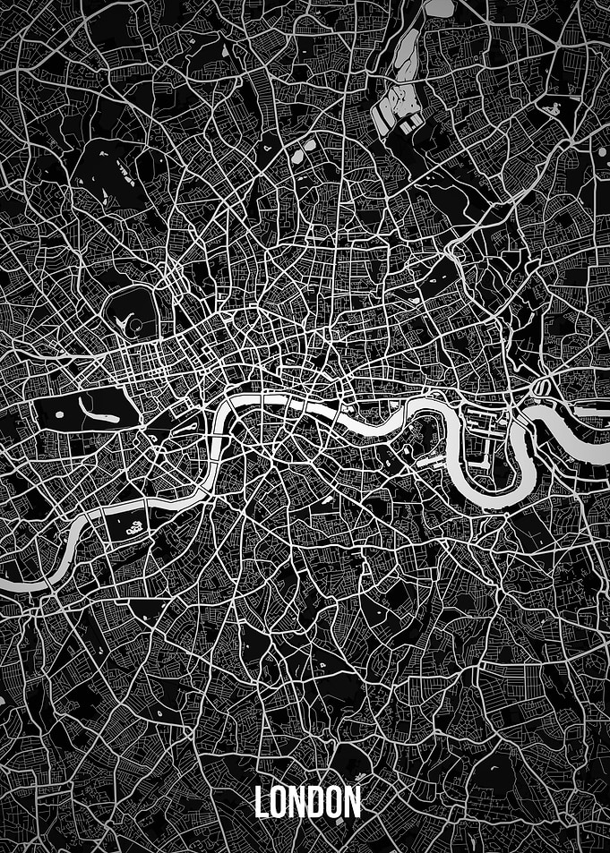 London dark map