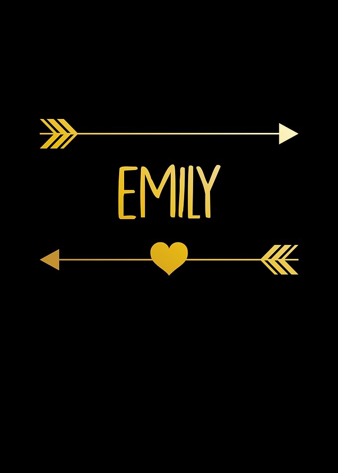 Emily Name Text