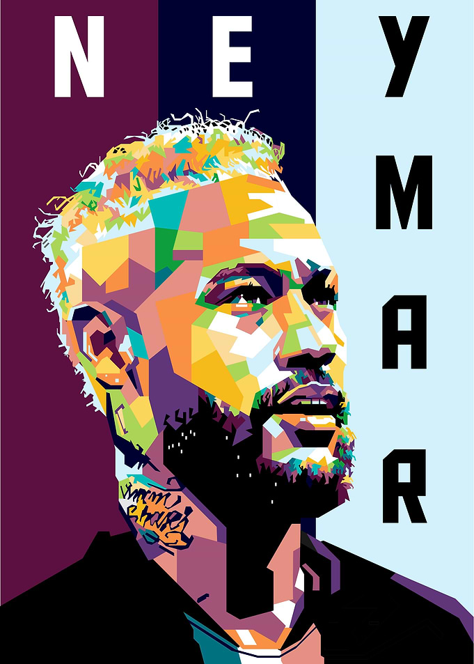 Neymar Jr Pop Art