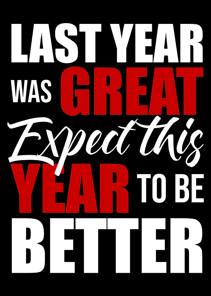 Last year was awesome let