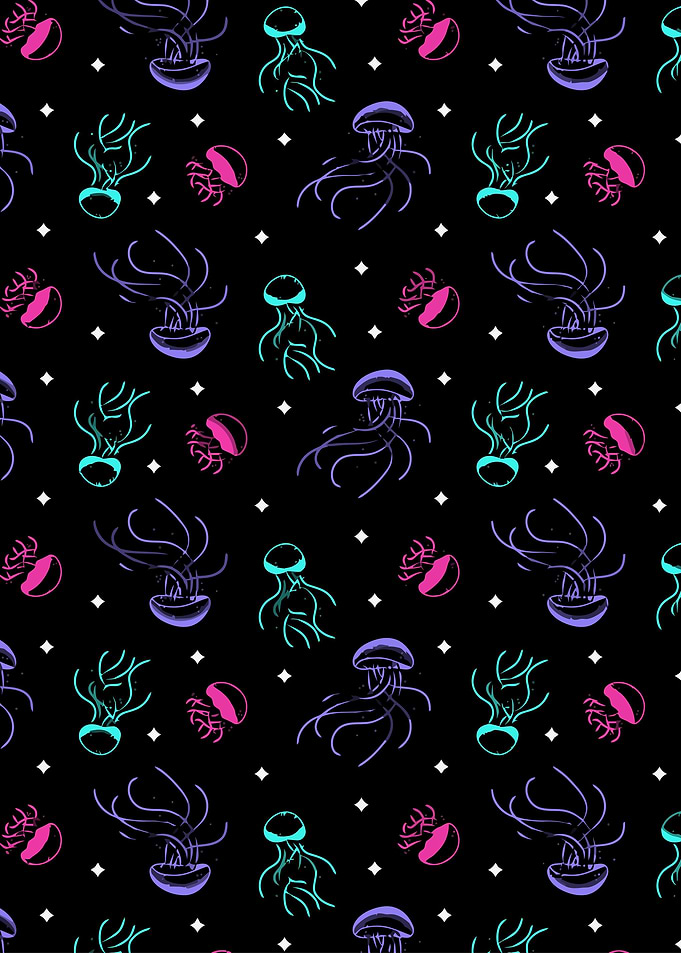 Jellyfish glow pattern