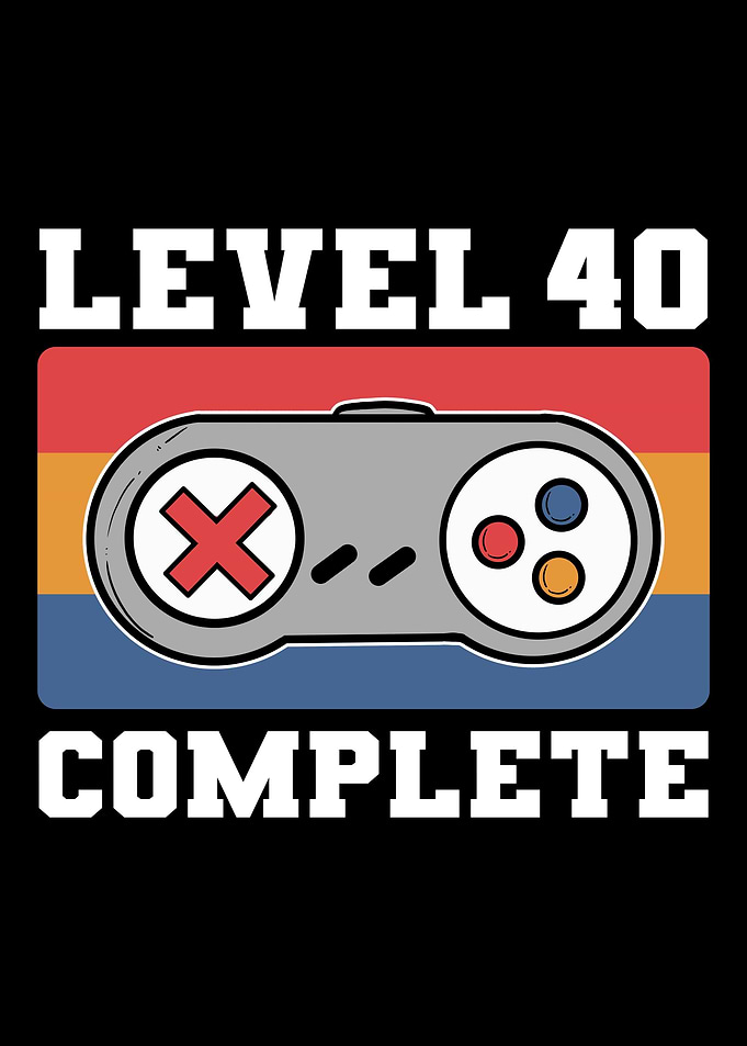 40 Jahre Geburtstag Gamer