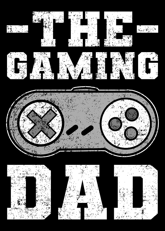 Papa Vater Gamer Gaming Da