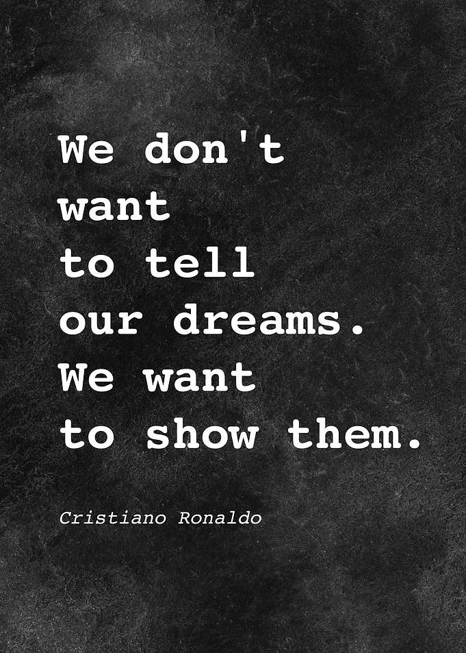 CR7 C Ronaldo Quote D016