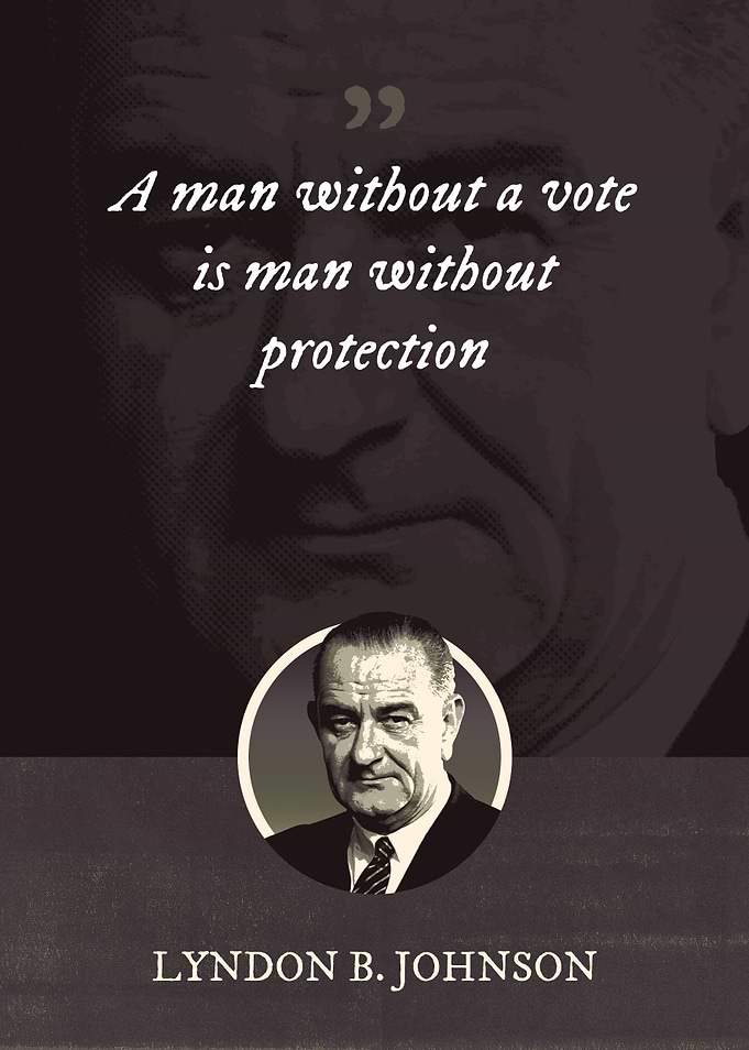A man without a vote is