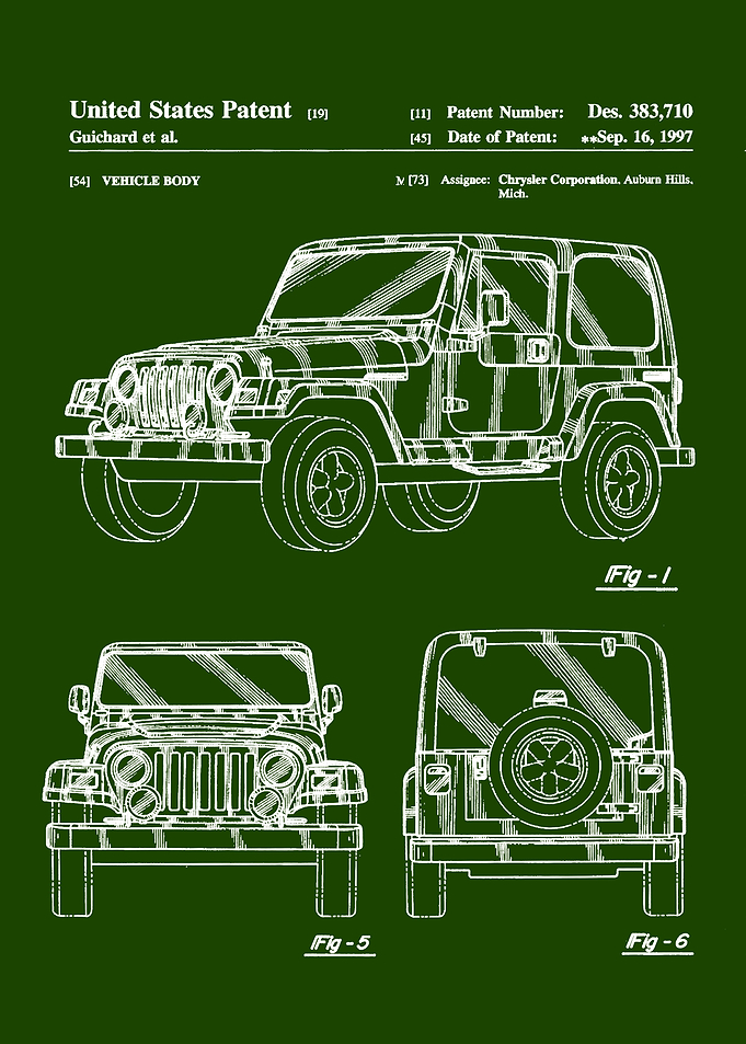Jeep Wrangler Patent