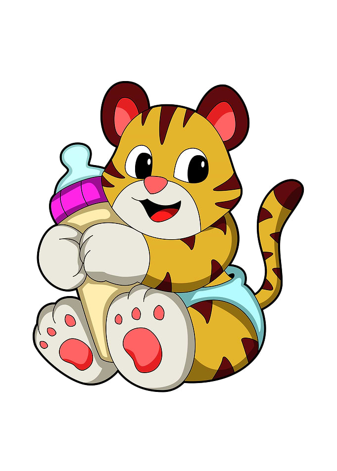 Tiger Baby Bottle