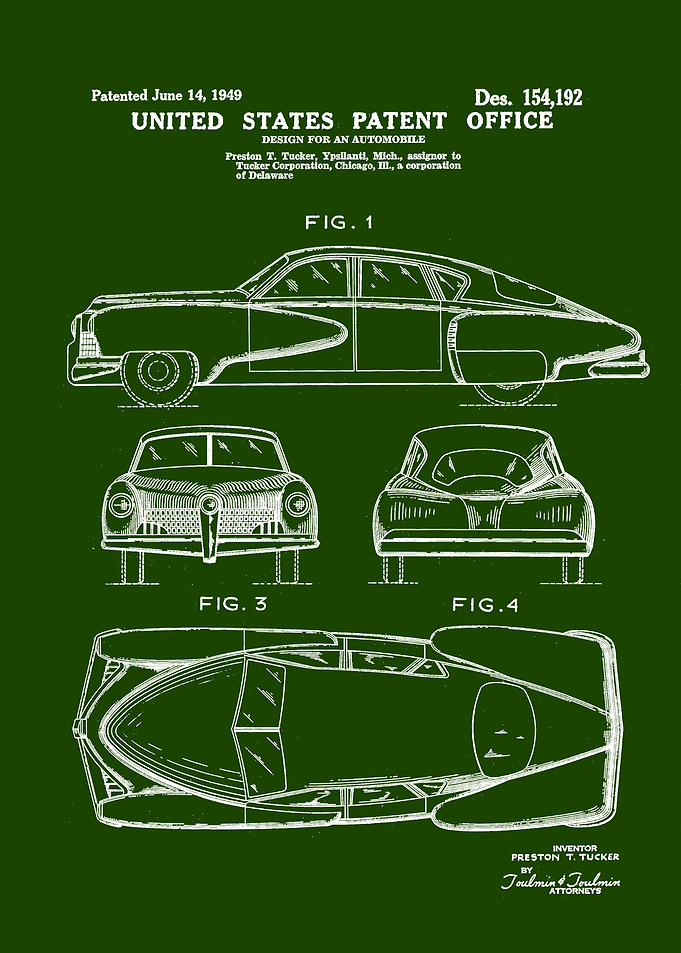 Tucker Automobile Patent