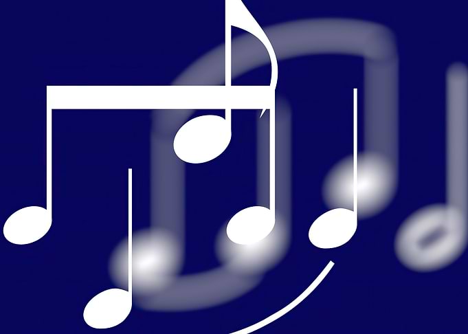 Music notes squish lens bl