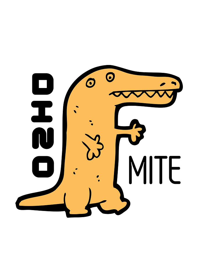 Dino mite Funny doodle
