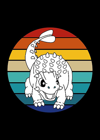 Ankylosaurus Retro