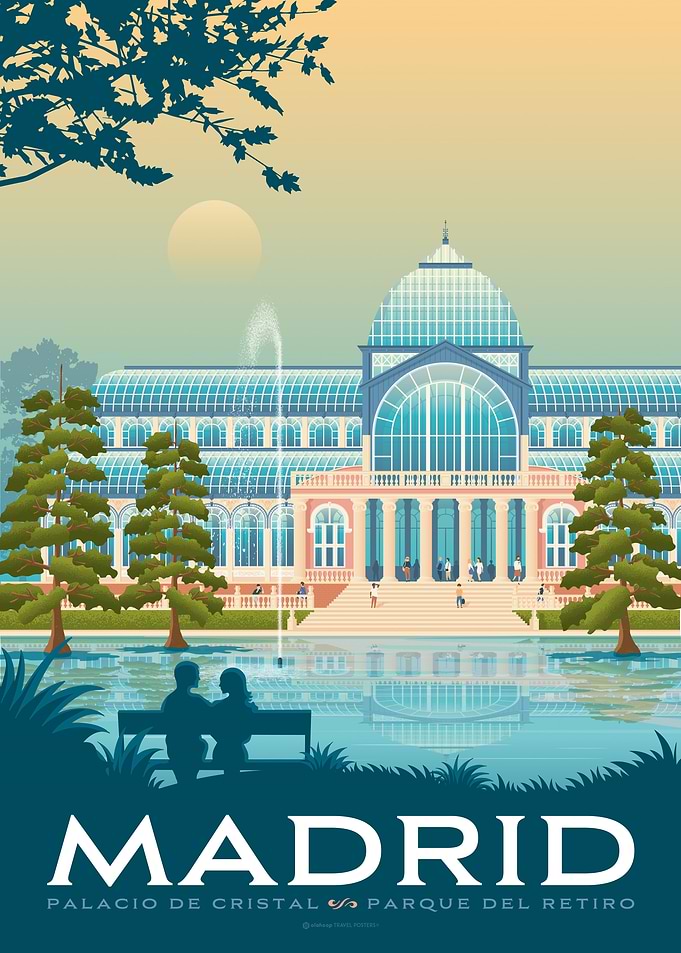 Madrid Spain Travel Print