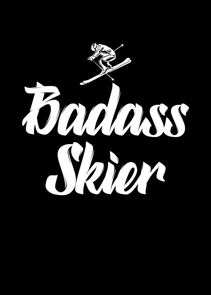 Badass skier