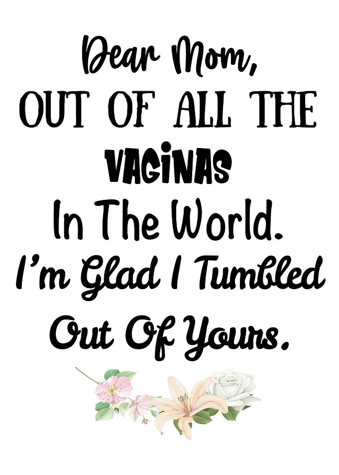 Vaginas Funny Love Letter