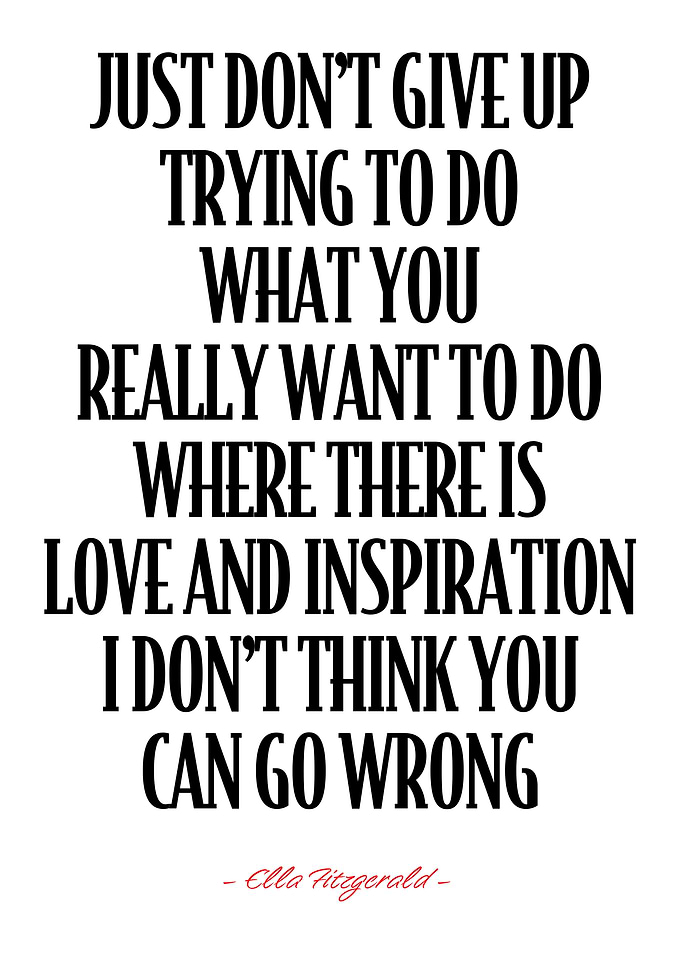 Ella Fitzgerald Quote