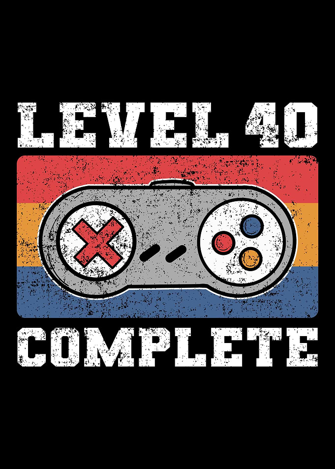 40 Jahre Geburtstag Gamer