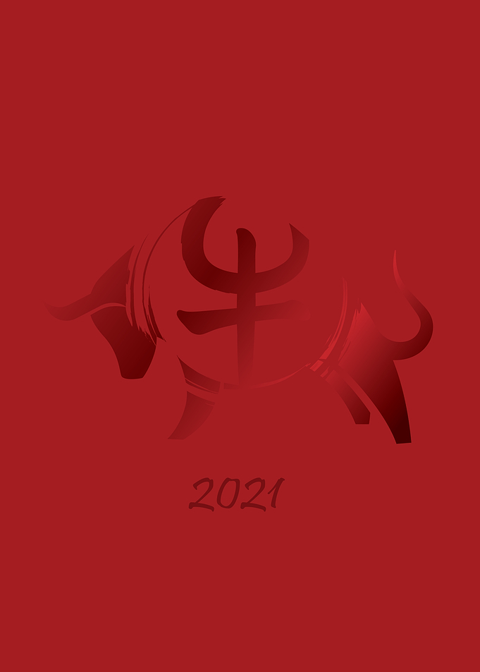 Year of the Ox Animal Red