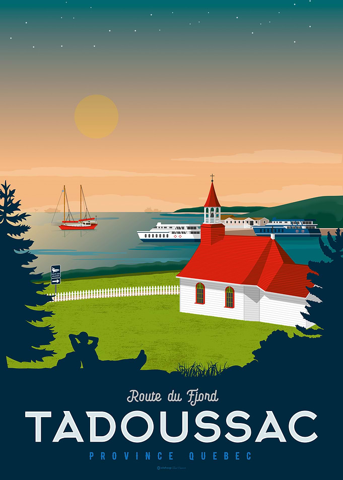 Tadoussac Travel Poster