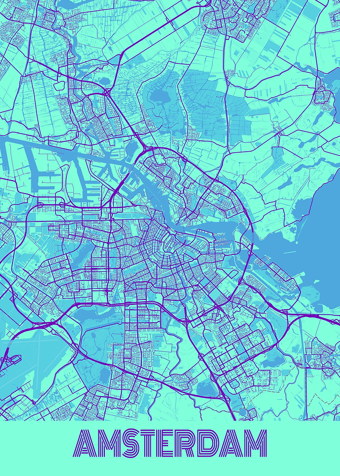 Amsterdam Galaxy City Map