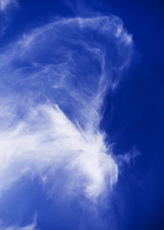 White Clouds in Blue Sky