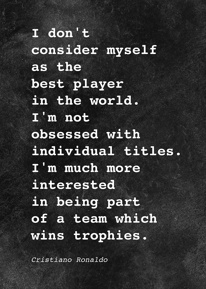 CR7 C Ronaldo Quote D019