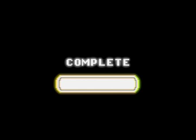 Loading simple bar 8bit g