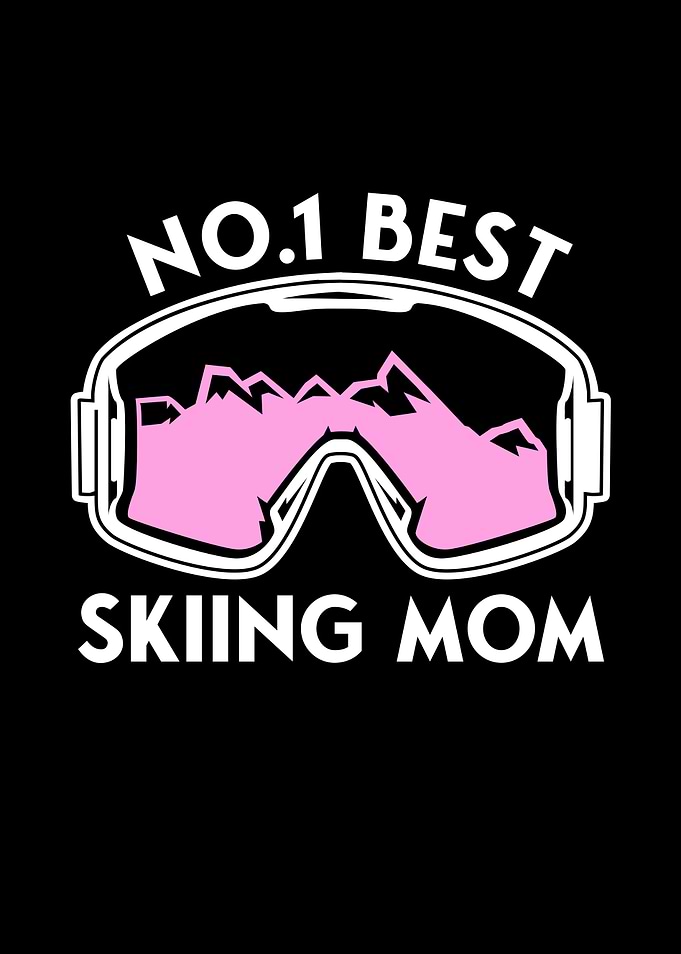 no1 best skiing mom