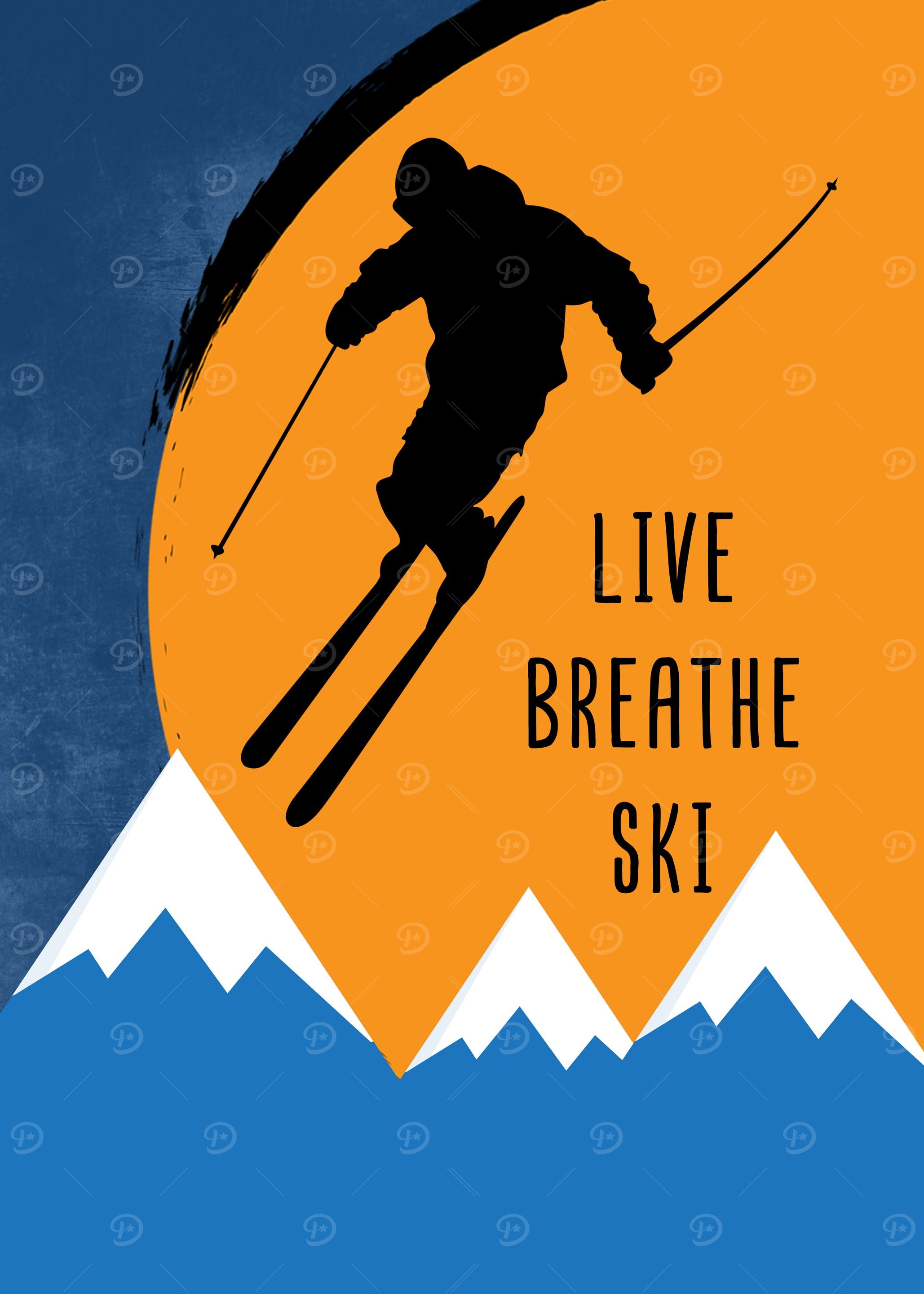 Ski Winter Sports Wall Art
