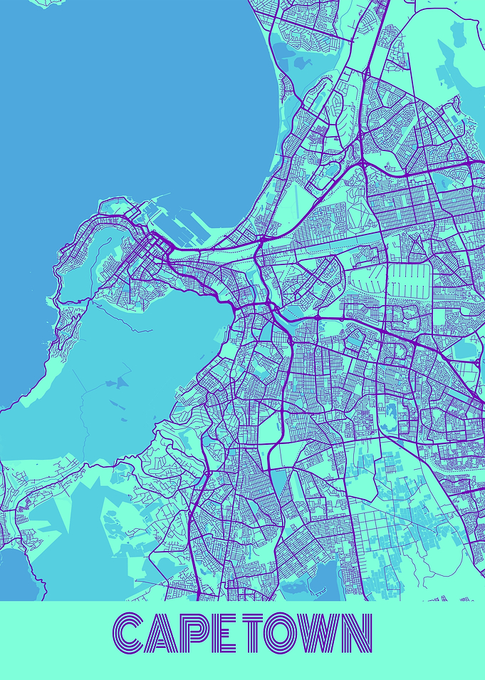 Cape Town Galaxy City Map
