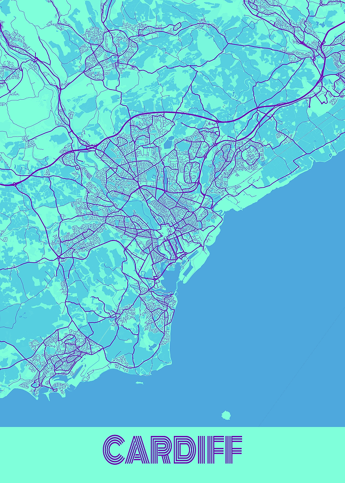 Cardiff Galaxy City Map