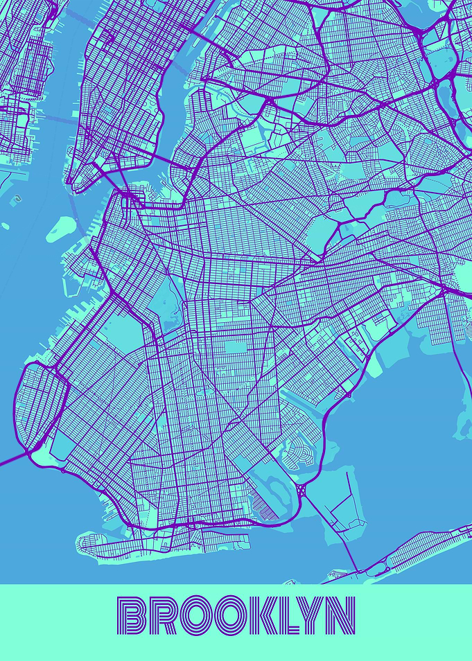 Brooklyn Galaxy City Map
