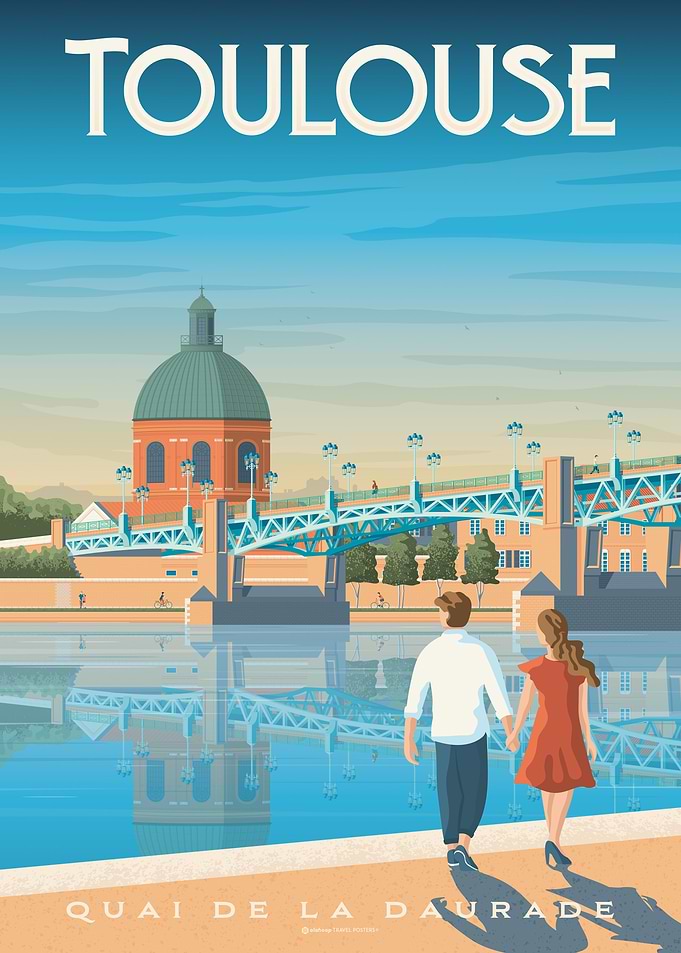 Toulouse France Print