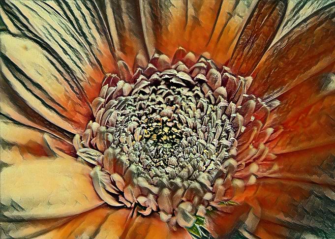 pastel Flower drawing