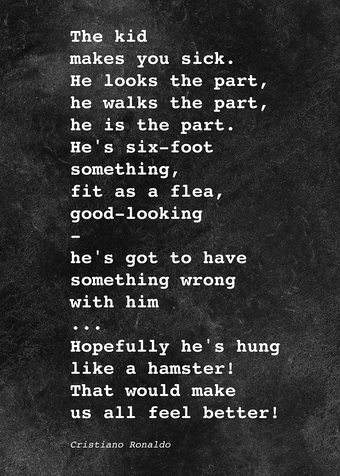 CR7 C Ronaldo Quote D024