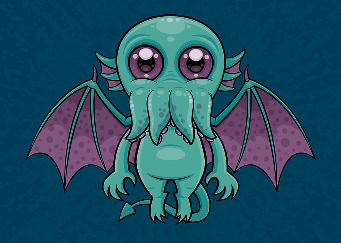 Cute Baby Cthulhu Monster