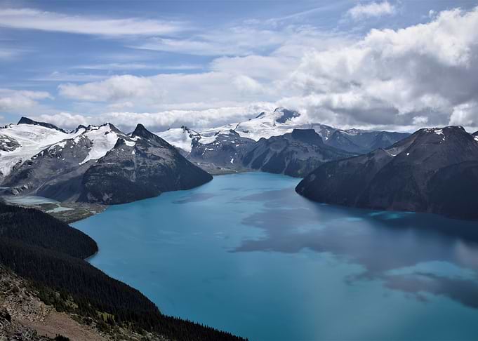 Lake and mountain
