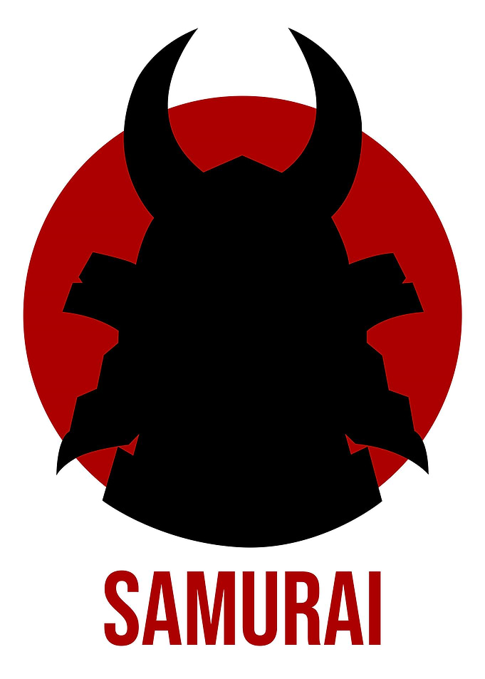 samurai simple poster 2