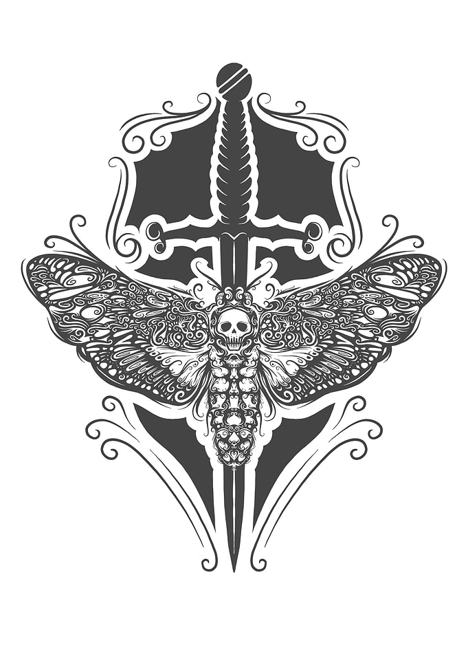 Moth and Dagger